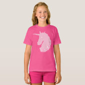Pink Zombie Unicorn T - Shirt (Vorne ganz)