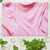 PInk Zuckerguss Swirl Geschirrtuch (Gefaltet)