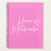 Pink-Zuhause-Matchmaker Planer (Vorderseite)