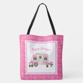Pink Zuhause Sweet Glamper Camper Tasche (Rückseite)