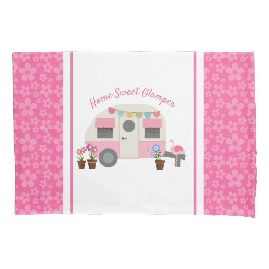 Pink Zuhause Sweet Glamper Pillowcase Kissenbezug (Vorderseite)