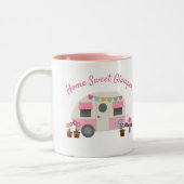 Pink Zuhause Sweet Glamper Tasse (Links)
