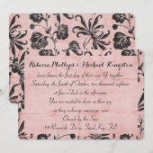 Pink-Zunge Einladung (Vorne/Hinten)