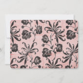 Pink-Zunge Einladung (Rückseite)