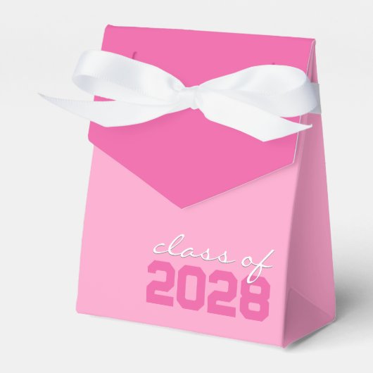 Pink, zwei Tonfarben, Abschluss, Lieblingsboxen Geschenkschachtel (Vorderseite)