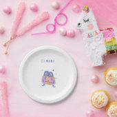 Pink Zwillinge, Sternzeichen, Sternzeichen Druck Pappteller (Party)
