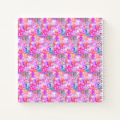 Pinkalicious Abstract Design Spiral Notebook Notizblock (Rückseite)