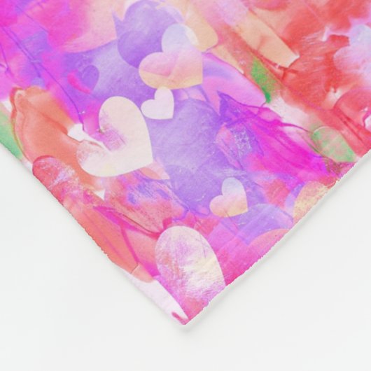 Pinkalicious Abstracts Design Fleecedecke (Ecke)