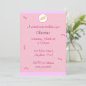 Pinkalicious Einladung (Stehend Vorderseite)