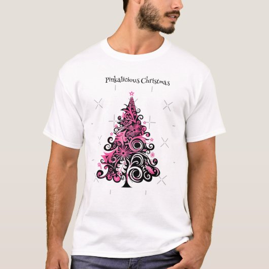 Pinkalikale Weihnachten T-Shirt (Vorderseite)