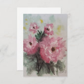 Pinkaluscious Rose Danke Karte (Vorne/Hinten)