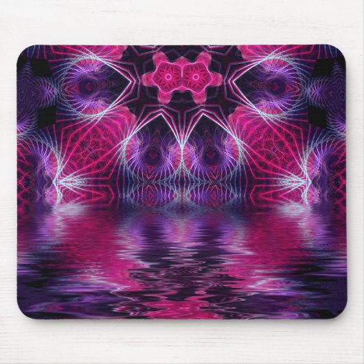 Pinkana Visionelles Fraktal Art Mousepad (Vorne)