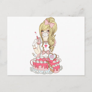 Pinkarol for Drop Dead Cute Postkarte