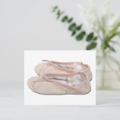PinkBalletSlippers022111 Postkarte (Stehend Vorderseite)