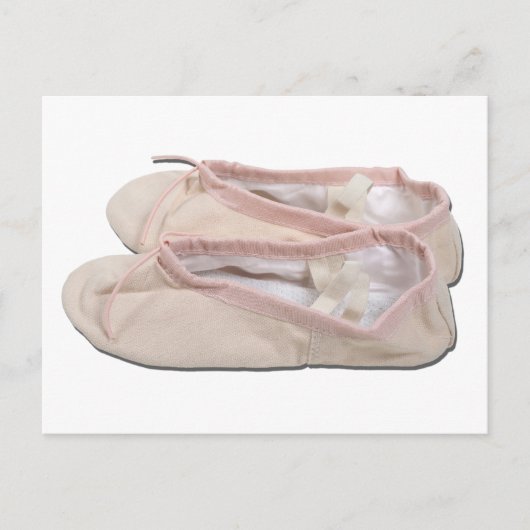 PinkBalletSlippers022111 Postkarte (Vorderseite)