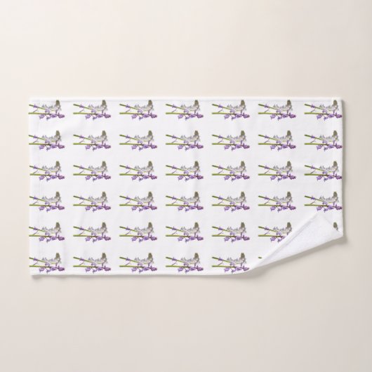 Pinkbells Fabric Pattern. Badhandtuch Set (Handtuch)