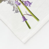 Pinkbells Fabric Pattern. Fleecedecke (Ecke)