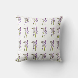 Pinkbells Fabric Pattern. Kissen