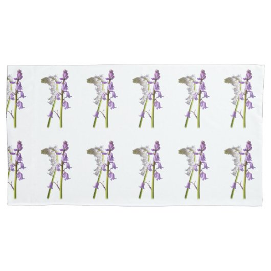 Pinkbells Fabric Pattern. Kissenbezug (Vorderseite-Links)