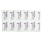 Pinkbells Fabric Pattern. Kissenbezug (Rückseite-Rechts)