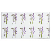 Pinkbells Fabric Pattern. Kissenbezug (Vorderseite-Rechts)