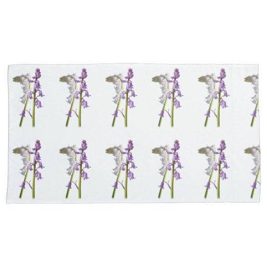 Pinkbells Fabric Pattern. Kissenbezug (Vorderseite-Rechts)