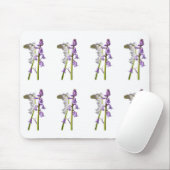 Pinkbells Fabric Pattern. Mousepad (Mit Mouse)