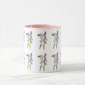 Pinkbells Fabric Pattern. Tasse (Zentrum)