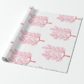 Pinkberry Tree Geschenkpapier (Ungerollt)