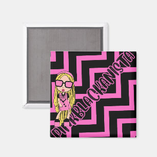 pinkblackanista magnet