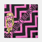 pinkblackanista magnet (Vorne)