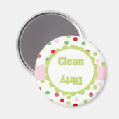 Pinkdots Magnet (Vorderseite/Rückseite)