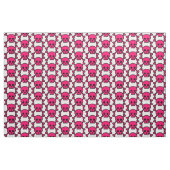 PINKDUGGERY - Pink-Schädel u. Knochen-Gewebe Stoff (Fat Quarter (45,7 x 55,9 cm))