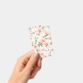 Pinke Blumen Ausweis (Handheld)