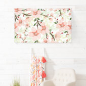 Pinke Blumen Banner (Insitu)