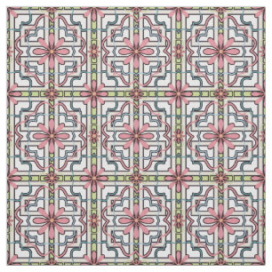 Pinke Blumen   Blumenmuster Stoff