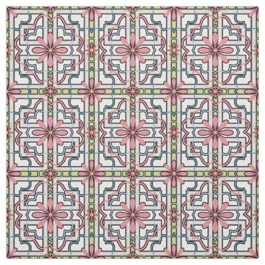 Pinke Blumen | Blumenmuster Stoff (Muster)