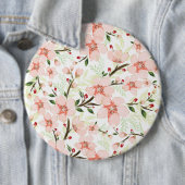 Pinke Blumen Button (Beispiel)