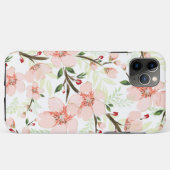 Pinke Blumen Case-Mate iPhone Hülle (Rückseite (Horizontal))