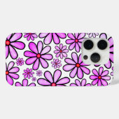Pinke Blumen Case-Mate iPhone Hülle (Rückseite (Horizontal))