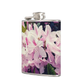 Pinke Blumen Flachmann (Links)