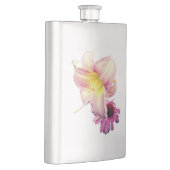 Pinke Blumen Flachmann (Rechts)