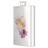 Pinke Blumen Flachmann (Links)