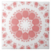 PINKE BLUMEN FLIESE (Vorderseite)