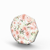 Pinke Blumen Fotoblock (Rechts)