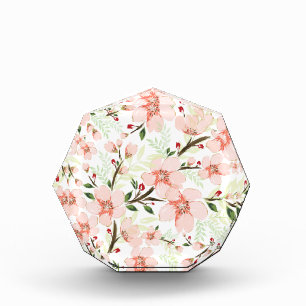 Pinke Blumen Fotoblock