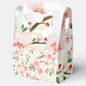 Pinke Blumen Geschenkschachtel (Geöffnet)