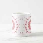 PINKE BLUMEN KAFFEETASSE (Mittel)