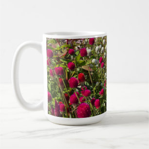 Pinke Blumen Kaffeetasse