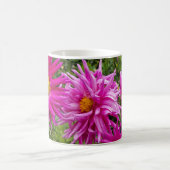 Pinke Blumen Kaffeetasse (Mittel)